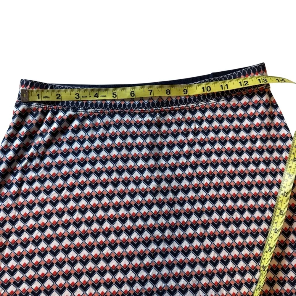 NWT MAX STUDIO A-LINE SKIRT GEOMETRIC PRINT SIZE XS